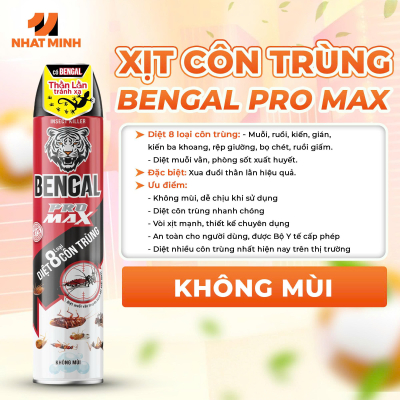 Xịt côn trùng không mùi Bengal Ultra S