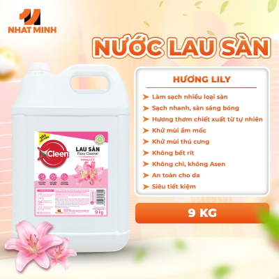 Nước lau sàn hương Lily 9kg