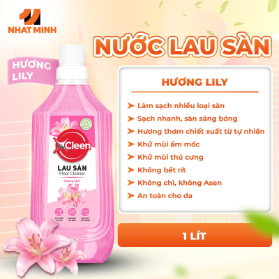 Nước lau sàn Hương Lily 1 lít 