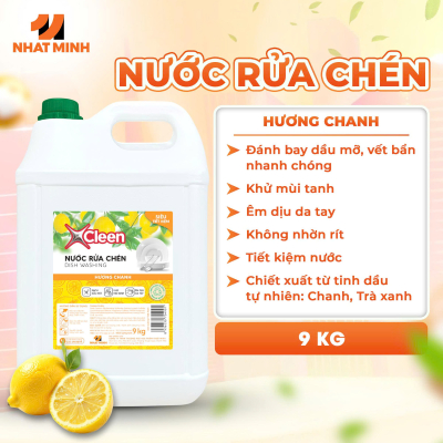 Nước rửa chén hương chanh 9kg