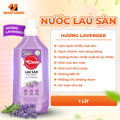 Nước lau sàn hương Lavender 1 lít