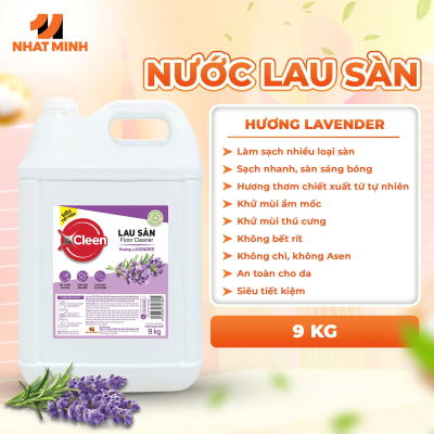 Nước lau sàn hương Lavender 9kg