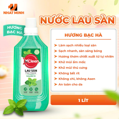 Nước lau sàn hương Bạc Hà 1 lít