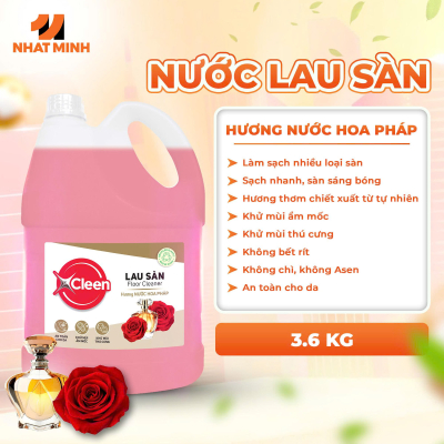 Nước lau sàn hương Nước hoa Pháp 3.6kg