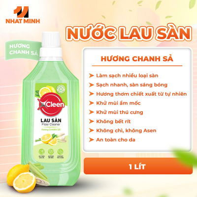 Nước lau sàn hương Chanh xả 1 lít