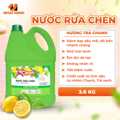 Nước rửa chén hương Trà Xanh
