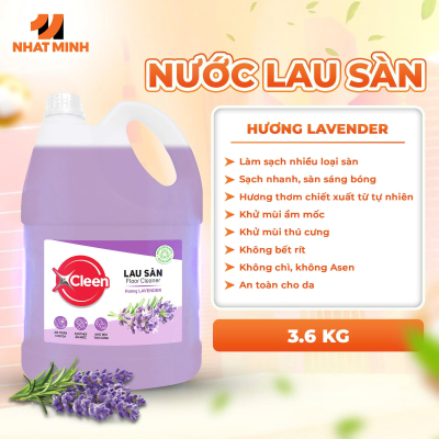 Nước lau sàn hương Lavender 3.6kg