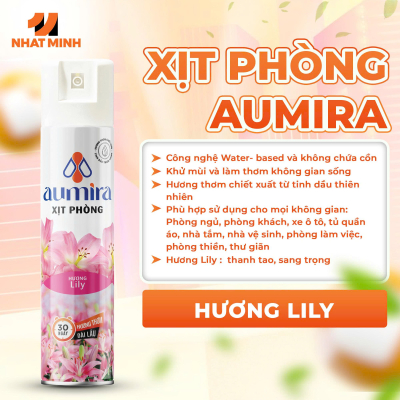 Xịt phòng Aumira Hương LiLy